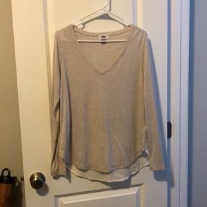 Long sleeve top w faux layer